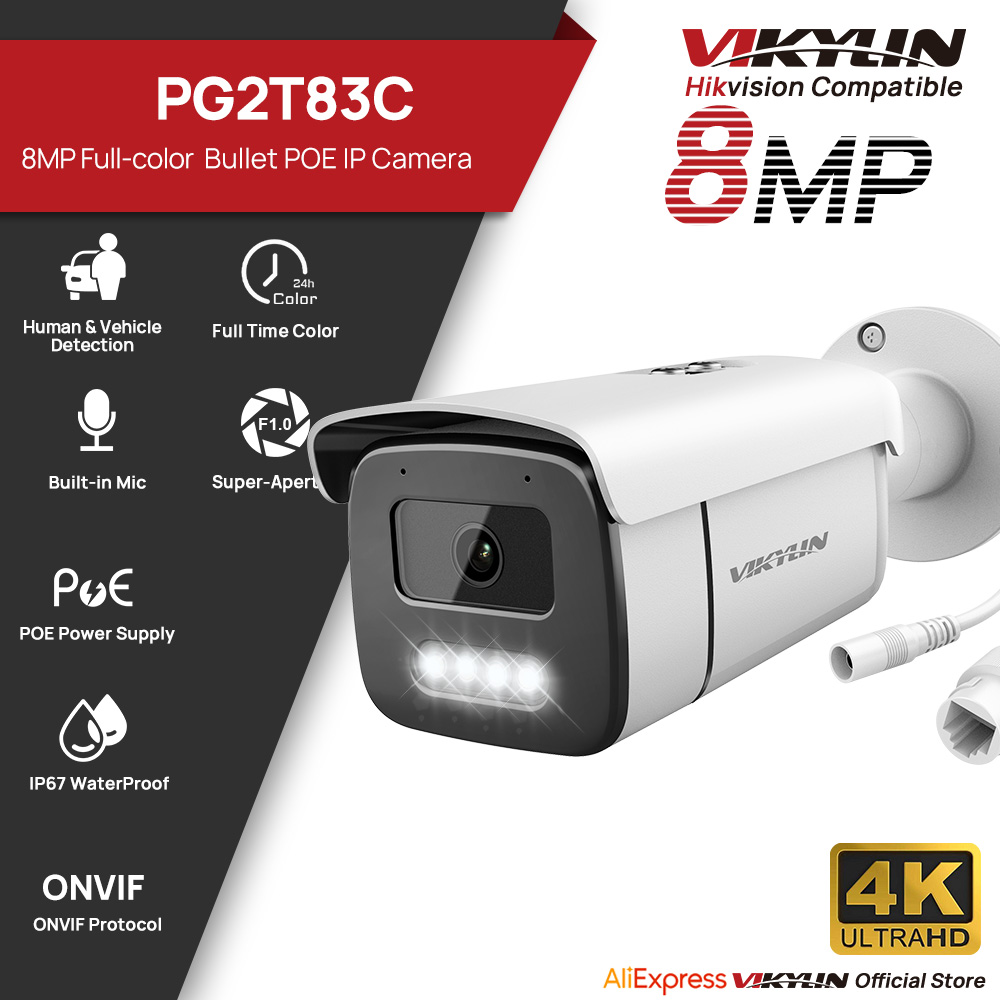 Home Improvement Videos - Vikylin 8MP HD Full Color Night