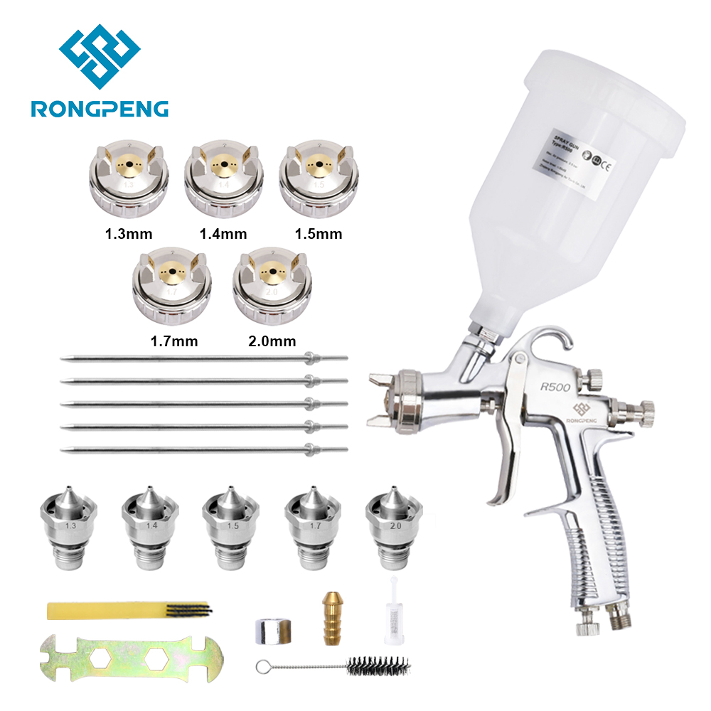 Spray Paint Primer - RONGPENG Professional R500 LVLP Spray Gun