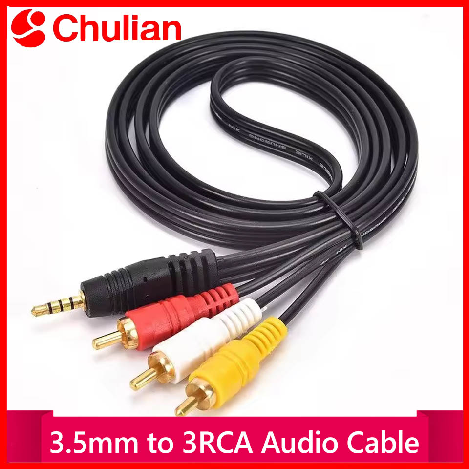 Home Improvement Videos - 3.5mm to 3 RCA Gold-Plated Audio