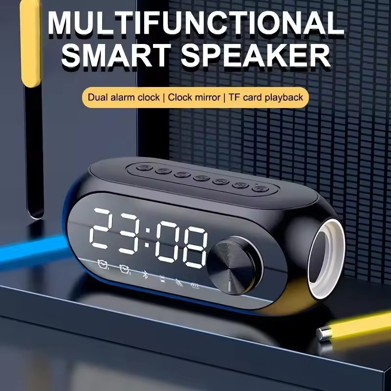 Home Improvement Videos - Wireless Bluetooth Speaker Alarm Clock Portable