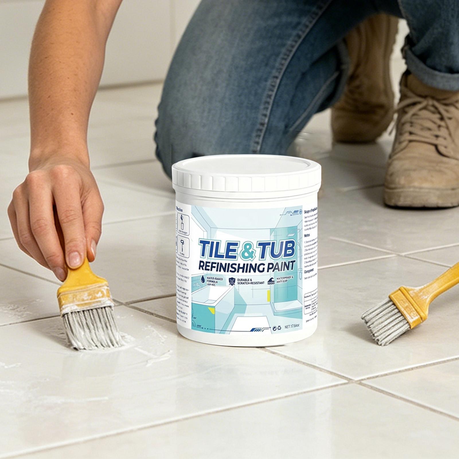 500g Tile Paint Semi Gloss Wat - огляд і ціна Spray Paint Primer