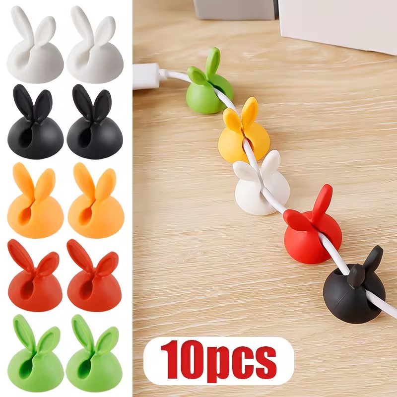 Cute Rabbit Ear Cable Manager  - огляд і ціна Cable Staple Clip