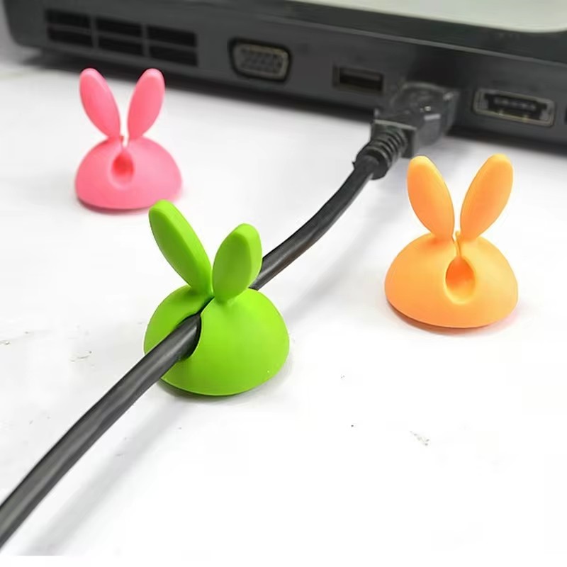 Cute Rabbit Ear Cable Manager  - огляд і ціна Cable Staple Clip