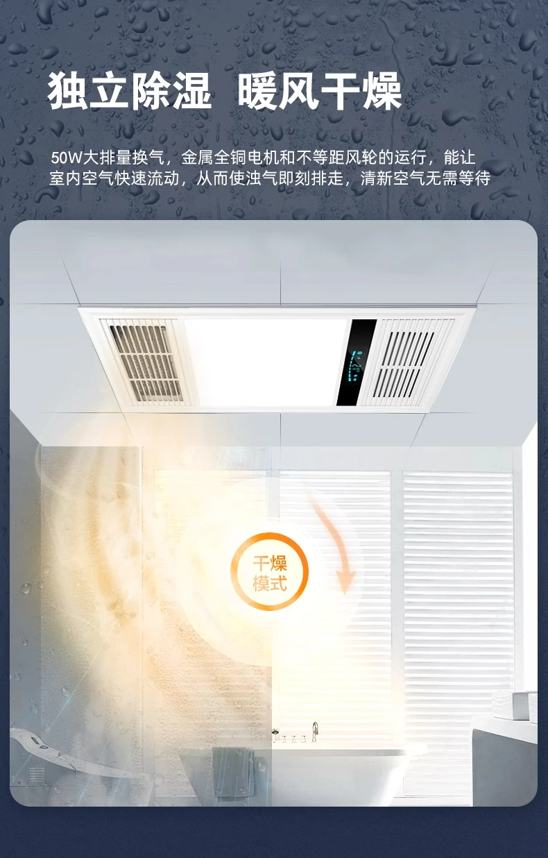 220V Bathroom Exhaust Fan with - огляд і ціна Ceiling Fan Mount