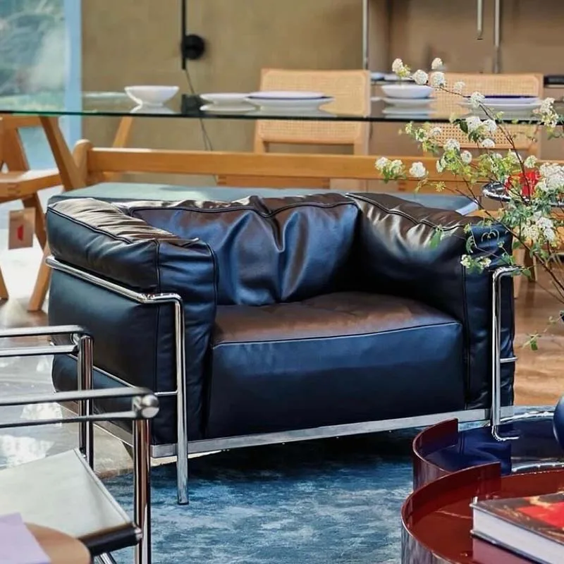 Service Black Luxury Sofa Leat - огляд і ціна Home Improvement And Services
