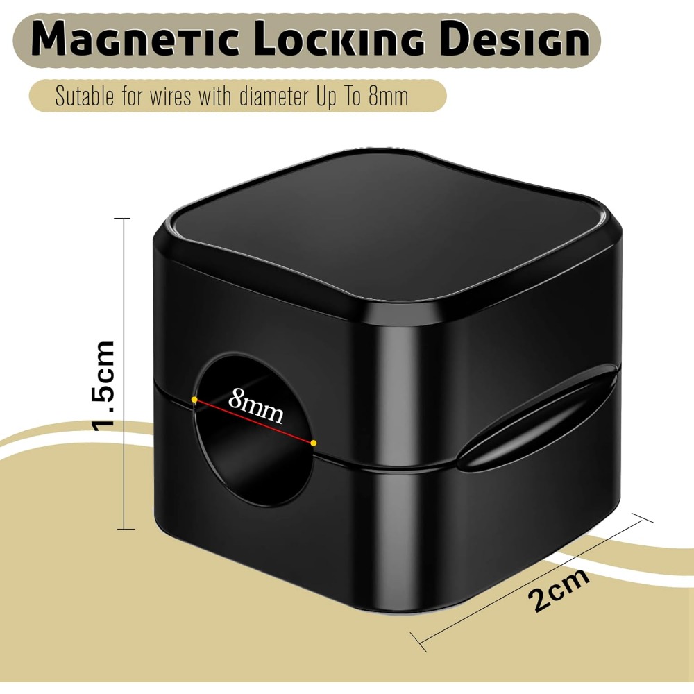 Magnetic Cable Clips for Cord  - огляд і ціна Cable Staple Clip