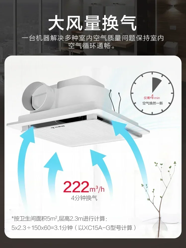 220V Silent Exhaust Fan Strong - огляд і ціна Ceiling Fan Mount