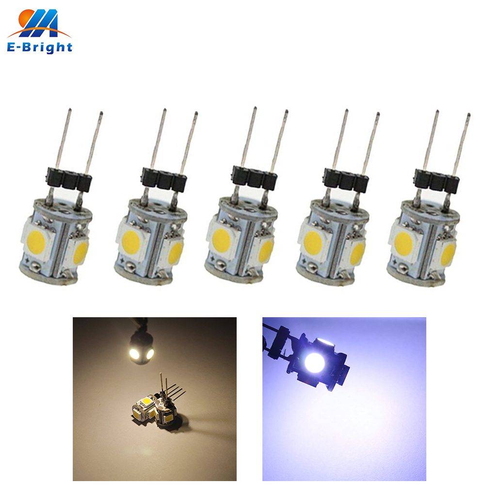 10pcs DC12V G4 5050 5 SMD LED  - огляд і ціна Home Improvement Cars