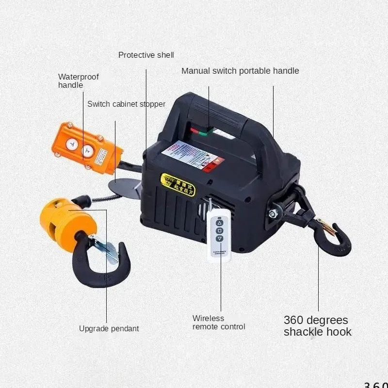 500Kg Portable Crane Electric  - огляд і ціна Home Improvement Cars