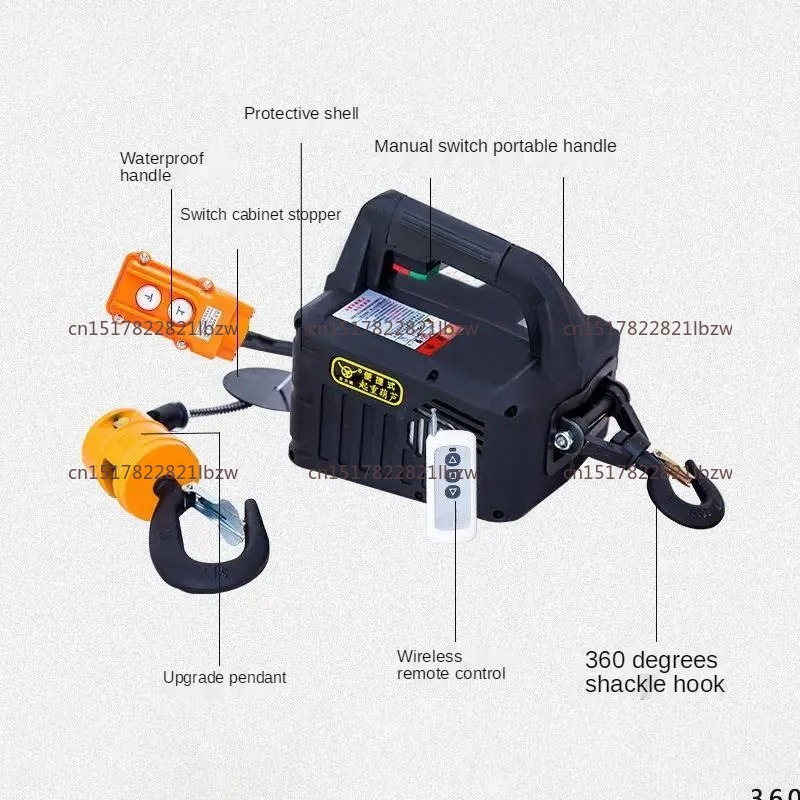 500Kg Portable Electric Hoist  - огляд і ціна Home Improvement Cars