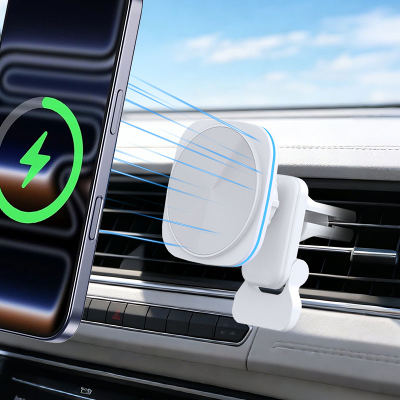 15W Magnetic Car Wireless Char - огляд і ціна Cable Staple Clip