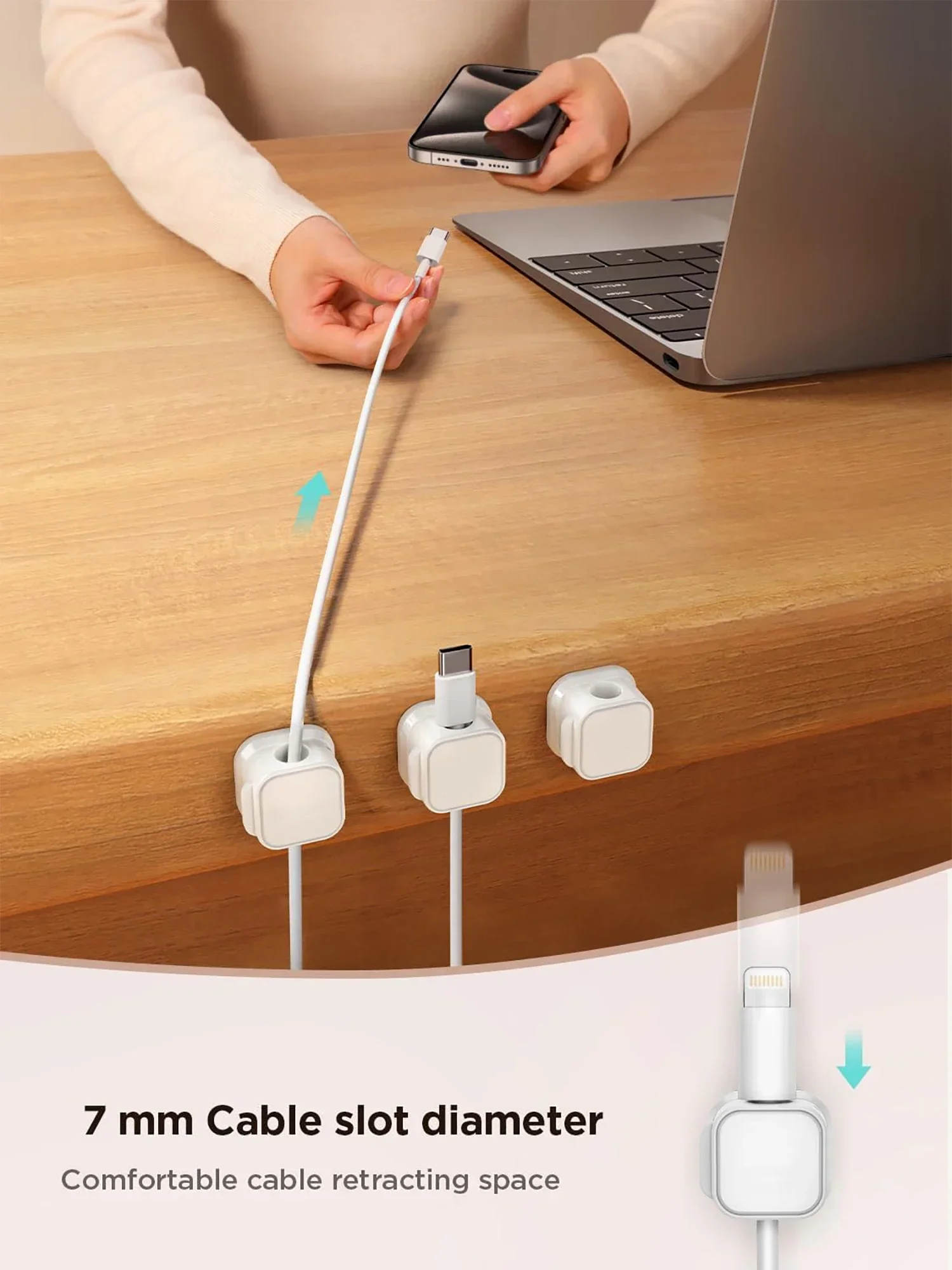 ​Magnetic Cable Clips Adjustab - огляд і ціна Cable Staple Clip